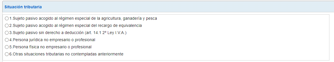 situacion tributaria modelo 309